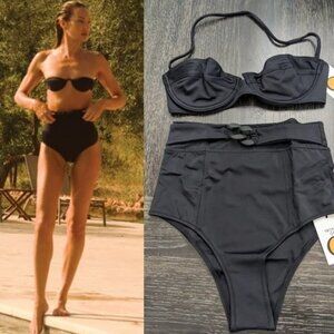 NWT Tropic of C | Athena top and Hera bottom in black